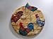 Pot Holders Heat Resistant Range Chickens and Roosters Potholders Handmade Double Insulated Quilted Hot Pads Trivets 9 inches Round