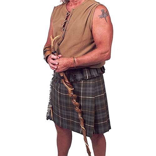 Scottish Tartan Phillabeg Kilt - Homespun Poly/Wool Blend - Authentic Highland Wear2