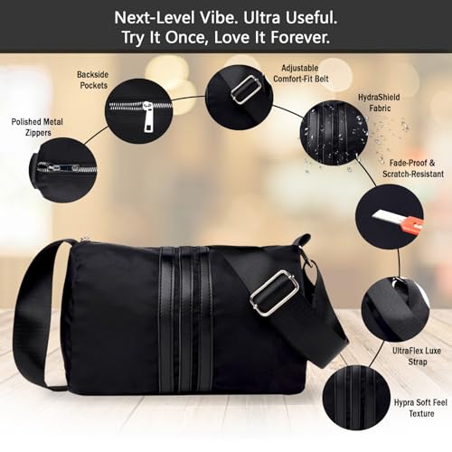 Image of Sling Bags For Women - Trendy Small Handbag, Stylish Cross body Purse For Girls & Ladies, Korean Branded Side Bag, Spacious Shoulder Bag, Broad Strap, Travel & Teen Design, Original Purses