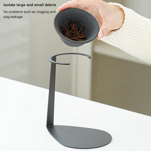 One-Piece Non-Porous Ceramic Stone Tea Strainer - Ideal for Loose Tea and Coffee Filtration - Perfect Teapot Companion - Image 8