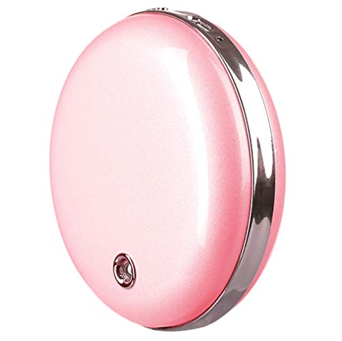 Preisvergleich Produktbild KUNCC Tragbare Handwärmer Wiederaufladbar, Taschenwärmer Beidseitig Beheizt Sofortprojektion 3600Mah 2A USB Power Bank,Pink