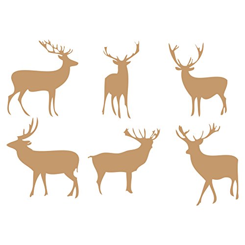 Stencil Deco Festa 018 Cervo. Misure: Dimensioni