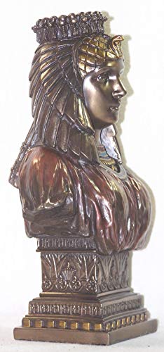 Estatua busto Reina Egipcia estilo Art Deco miniatura 1