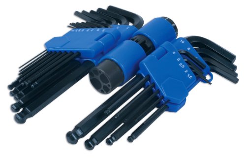 Laser 3383 Ball End Metric & Imperial Hex Key Set 22pc