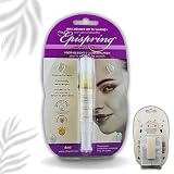 Epispring® Wachs Stift mit Streifen für Gesicht und Augenbrauen, Gesichtshaarentfernung, Wachs Entfernung von Augenbrauen, Damenbart und Härchen, Set mit Wachsstift 20x Streifen und Reinigungstuch