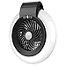 Ohomr Camping Fan, Batteriebetriebene Camping-Ventilator mit LED-Laterne, beweglicher 3600mAh USB Akku-Zelt-Lampe mit hängender Haken Station Basis für Camping-Spaziergänger Startseite