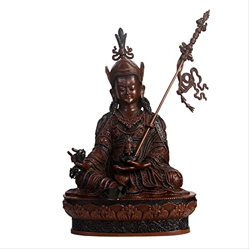 Statue Padmasambhava cadeau spirituel bouddhisme tibétain en cuivre pur