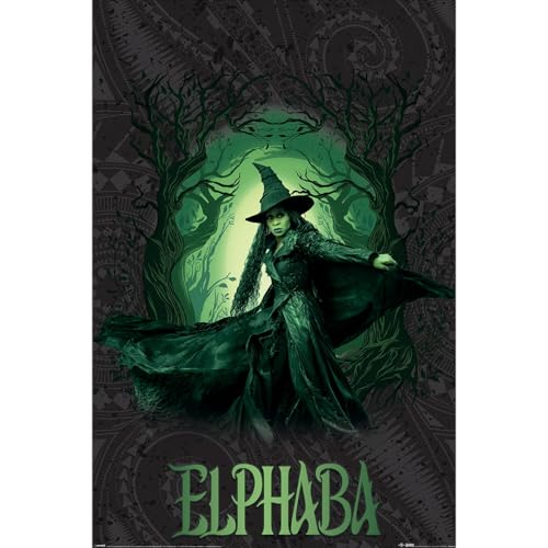 Póster de Wicked 2 edición arte clave de película con acabado de impresión impecable 2