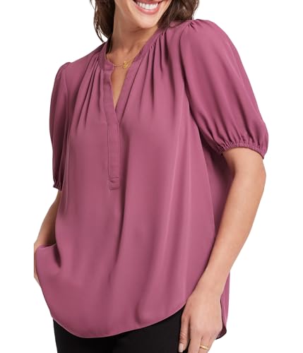 Image of NYDJ Women's Puff Sleeve Popover