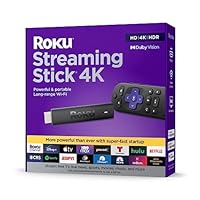 Roku Streaming Stick | Portable Device 4K/HDR/Dolby Vision. Voice Remote, Free &amp; Live TV
