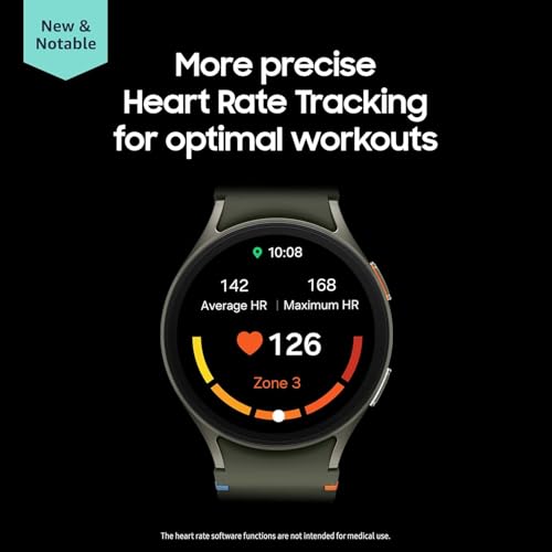 Image of Samsung Galaxy Watch 7 40mm Bluetooth Smartwatch w /Energy Score, Wellness Tips, Heart Rate Tracking, Sleep Monitor, Fitness Tracker, 2024, Green (Renewed)