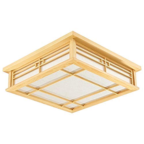 Preisvergleich Produktbild JYDQM Runde Bauernhaus Deckenbeleuchtung, Metall und Holz rustikale Decke Unterputz Lichter industrielle Drahtkäfig Beleuchtung