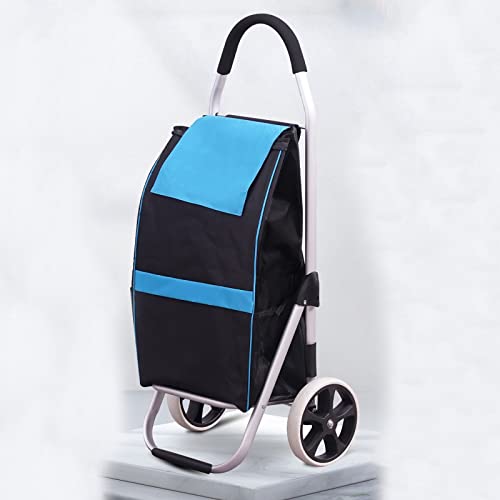 Carrito Compra Plegable De Aluminio,Carro De La Compra Con 2 Ruedas Para Subir Escaleras, Carrito De Compras Para Subir Escaleras Resistente, Carrito De Compra Plegable Y Ligero De Gran Capacidad Cover
