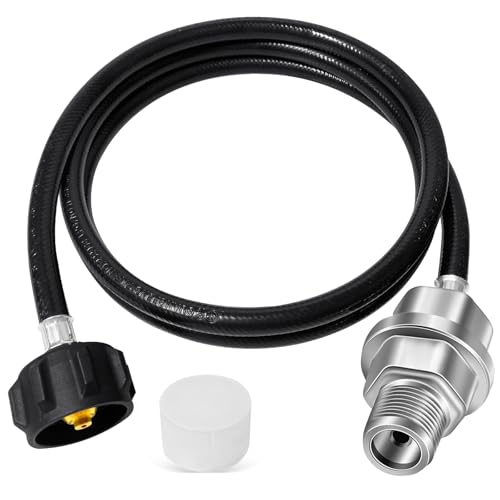 Propane Heater Fuel Filter F273699 with 6FT Propane Hose for Portable Propane Heater Series Connect 20-45 lb Propane Tanks Replaces F276163 F273704 F273701 F273702 Etc.