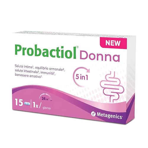 Metagenics Probactiol Donna - Probiotico 5-in-1 per la Salute Femminile - 15 Capsule