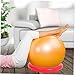 BESPORTBLE Stability Ball Display Holder Durable PVC Base Ring for Yoga Ball Burst Design for Home Easy to Assemble Portable Exercise Accessory