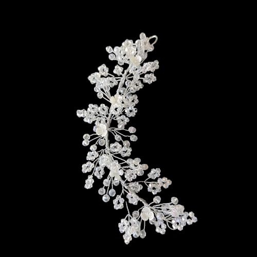 Rubela Tiara Artificial Crystal Bridal Wedding clip juda pin – 02 Hair Accessory Set