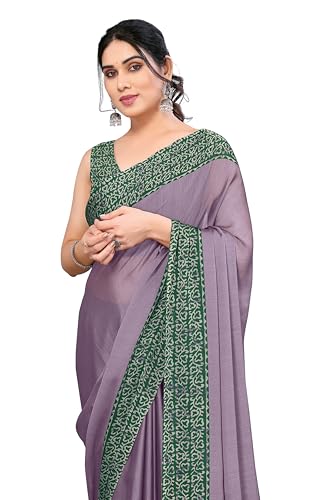Image of MIRCHI FASHION Saree for Woman Chiffon Madhubani Print | Breathable Comfortable Printed Saree for Office and Regular Use (Available in 15 Designs)