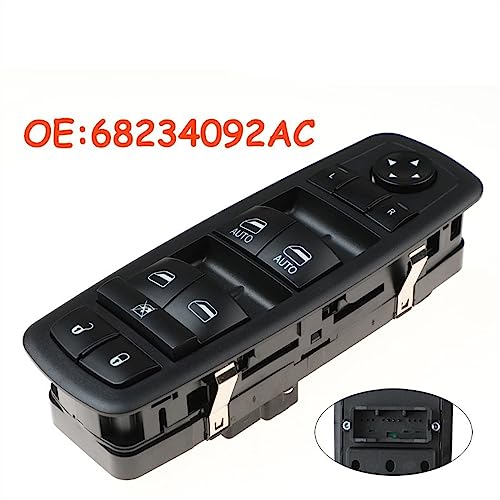 Interrupteur principal de vitre avec commande centralisée pour Chrysler Pacifica 68234092AC - 5