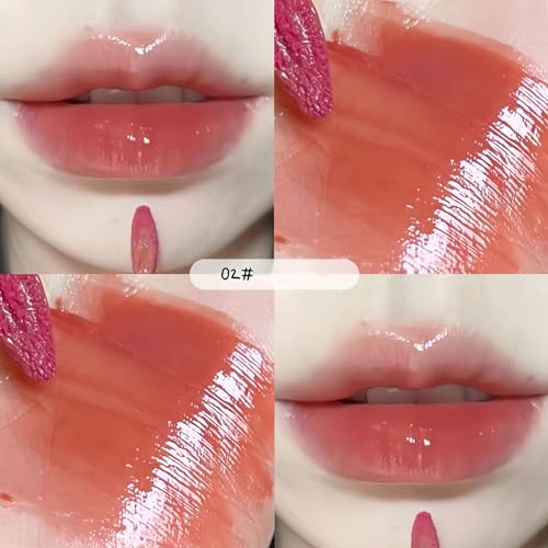 Baorder 5Pcs Bear Lip Glaze Jelly Lipgloss,Moisturizing Lip Stain Plumping Water Lip Gloss Waterproof Long Lasting Liquid Lipstick Bear Beauty Makeup - Image 4