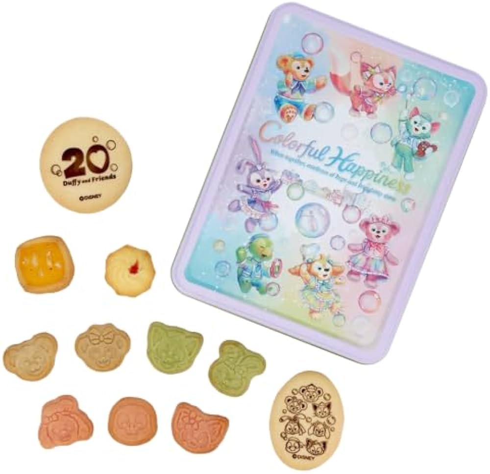 ダッフィー フレンズ カラフルハピネス お菓子 まとめ売り ダッフィーたちの顔がクッキーになった 東京ディズニーシー