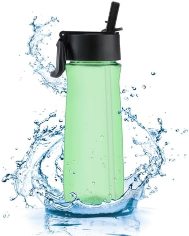 Amazon.com: TAHOE TRAILS 20oz Water Bottle with Straw and Carry Handle