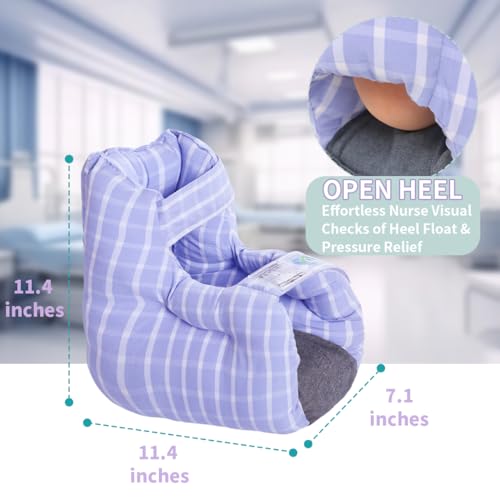 Image of Heel Protectors Bed Sore Pillow Cushion for Pressure Sores,Foot Pillows Support Boot for Bedridden Patients Supplies, Ankle Pillow for Foot Pain - 1 PC