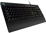 Logitech G213 Gaming Keyboard with Dedicated Media Controls, 16.8 Million Lighting Colours Backlit Keys, Spill-Resistant and Durable Design
