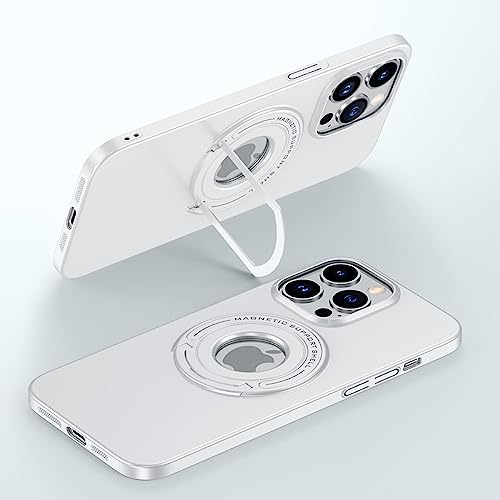 Support pour étui de téléphone de charge magnétique iPhone 14 Plus blanc
