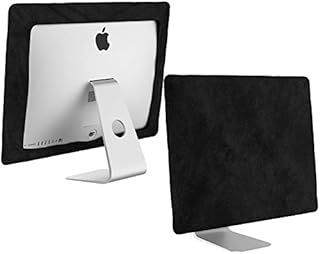 Kuzy Cover for iMac 27 inch Dust Cover Release 2020 2019 2017 Models A2115 A1862 A1419 A1312 Retina 5K 4K Computer Monitor Dust Covers Screen Protector, Black