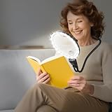 Lupa grande 10X 30X con luz para leer, manos libres con luz LED de 3 colores, lupa flexible de cuello de cisne para leer, coser, trabajo cercano, personas mayores