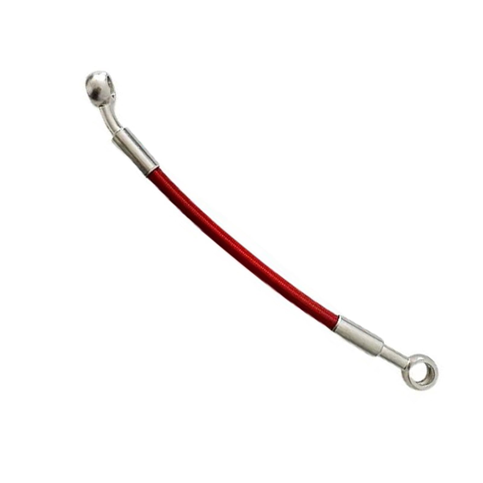 Flexible de frein 220 cm avec raccord banjo AN3 10 mm orientable 28°