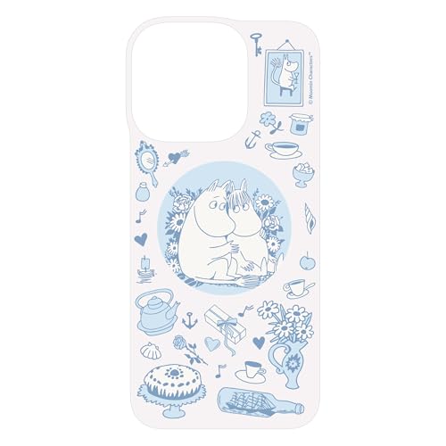 Hoja de decoración para iPhone 16 Pro iFace Moomin lámina estética transparente Kpop DIY Deco