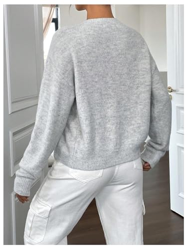 Women's Knit Cardigans Long Sleeve Button Dwon Lightweight Cardigan Sweaters Trendy Fall Outfits2