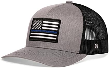 Blue Line Trucker Hat Baseball Cap 