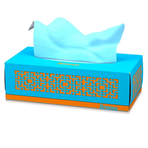 Renova Pañuelos faciales Red Label Azules - 80 pañuelos