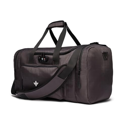 Legion Duffle Bag with Anti Theft TSA Approved Combination Lock (Graphite)2