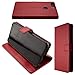 Produktbild caseroxx Handy Hülle Tasche kompatibel mit Gigaset GS195 Bookstyle-Case Wallet Case in rot