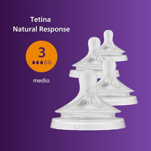 Image of Philips Avent Natural Response Nipples, Medium Flow (Flow 3), 4-Pack, SCY963 /44