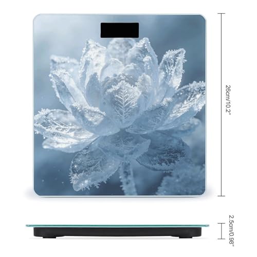 Báscula digital de baño vidrio templado 400 lb miniatura 2