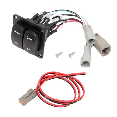 Marine Trim Tab Double Rocker Switch Kit for Lenco 10222-211D 102222-211 10222211 LEN 10222211D