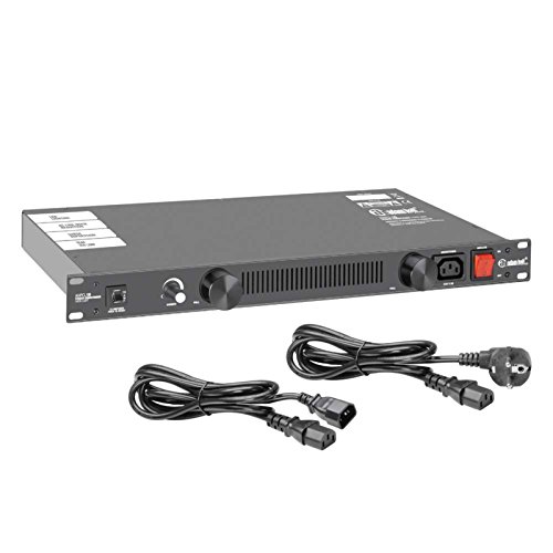 Régulateur de tension de rack 19 pouces Adam Hall PCL 10 avec éclairage LED frontal
