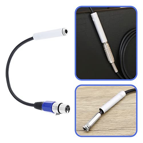 The Lord of the Tools XLR Female to 6.35mm Female Cable 3 Pin XLR to 6.35mm Audio Cable Adapter Connector Converter for Camera Microphone Instrument Mixer - Image 4