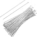 100 Sterling Silver Head Pins Hat Stick Pin Part Findings 2" 22 Gauge