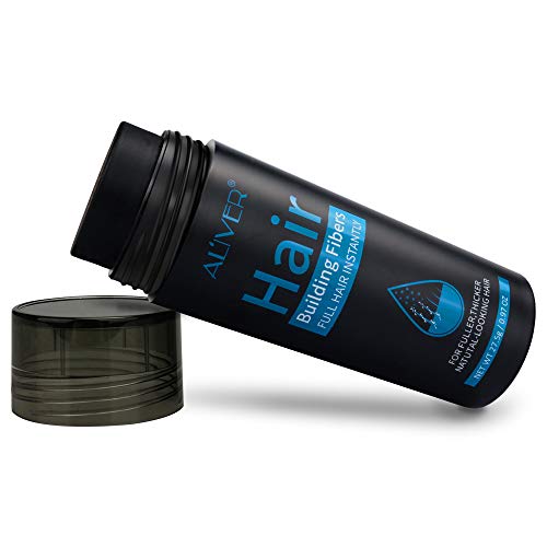 Fibras Capilares Castaño Oscuro 27.5 g para pérdida de cabello Spray en polvo Fibras capilares para adelgazamiento del cabello, cabello más grueso y más lleno en 15 segundos - imagen 9