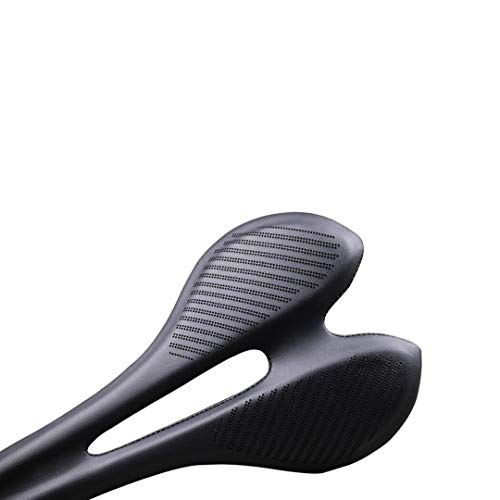 Selim Fibra de Carbono 139g MTB Estrada Couro Super Leve Assento Zatla Shop