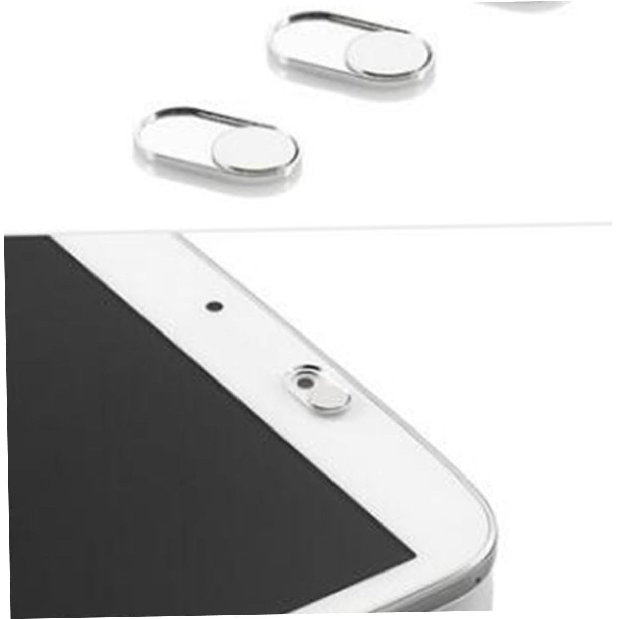 HOMSFOU 6pcs Webcam Cover Tablet Camera Webcam Privacy Cover Privacy Sticker Computer Camera Cover Camera Slider Laptop Camera Cover Webcam Slider Camera Cover Slide Web Camera Cover White