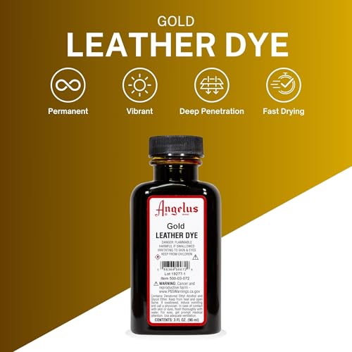 Image of Angelus Leather Dye Gold