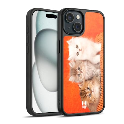 Coque Apple iPhone 15 antichoc Head Case Designs motif chinchilla