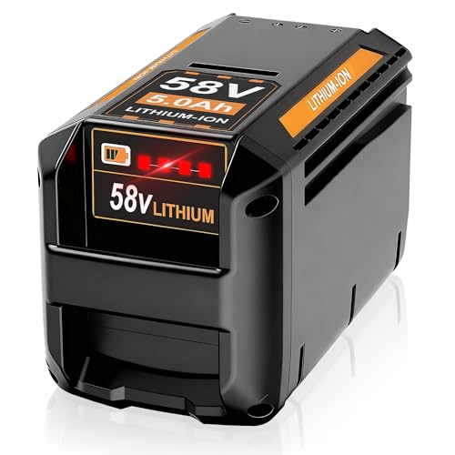 CPY 58V 5.0Ah Battery Replacement for Echo 58V Battery, Compatible with Cordless Power Tools Blower Chainsaw CBP-58V40 CBP-58V2AH CPLB-58VBT CPH-58V SSA-58V EALB-58V CDST-58V CHT-58V
